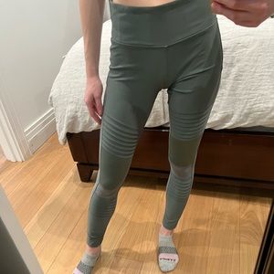 High waisted leggings with panel detail